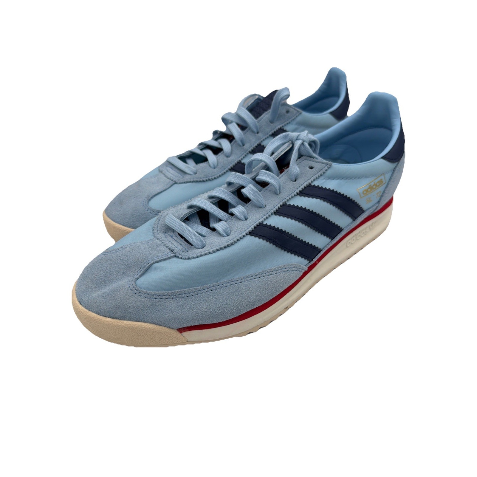 Adidas Men's Sl72 Rs Originals Size 12 Light Blue Scarlet |Ig4649| Worn Once